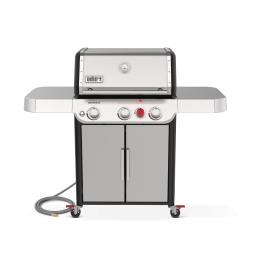 Weber GENESIS SP S 325 Natural Gas with Sear Burner Stainless Steel 1500593 Barbeques Galore