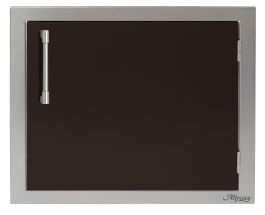 Alfresco 23-Inch Left-Hinged Vertical Single Access Door - Jet