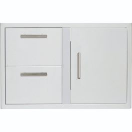 Blaze 32-Inch Access Door & Stainless Steel Double Drawer Combo