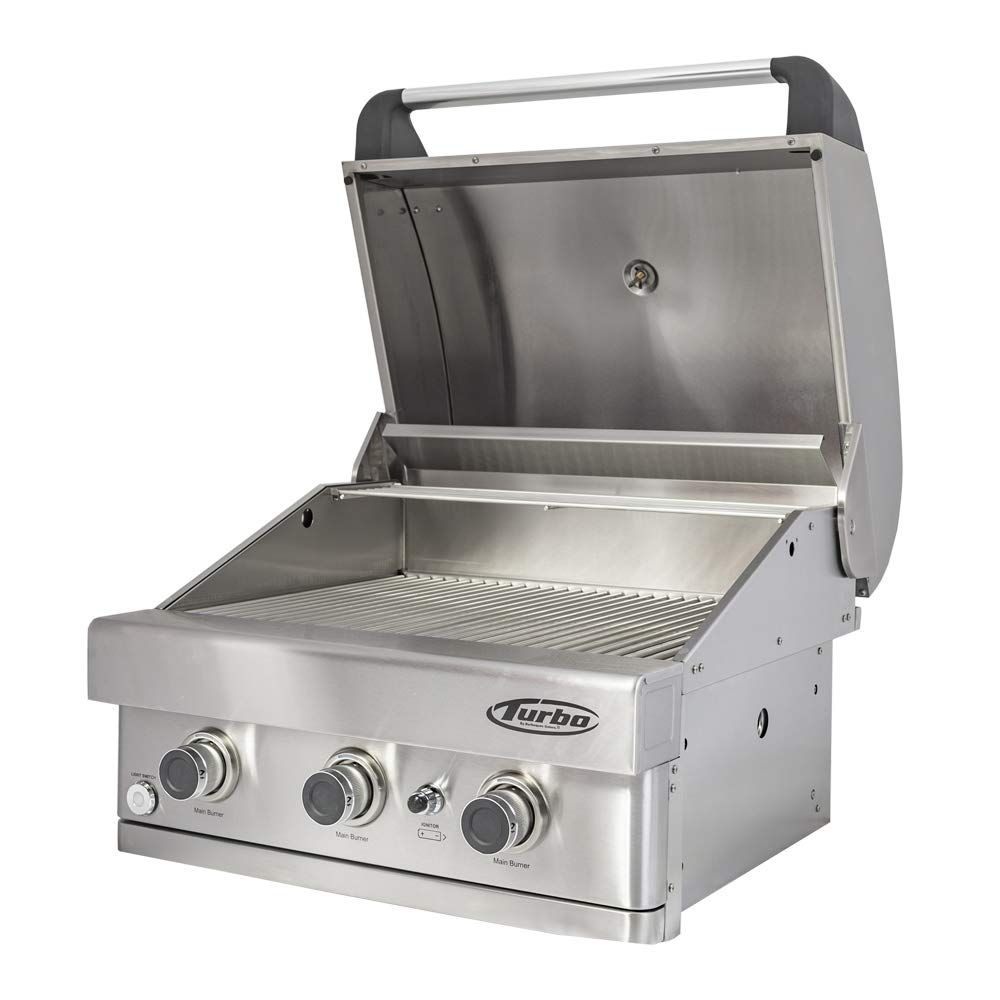 Barbeques Galore Turbo inch Burner Built In BBQ Gas Grill Propane Barbeques Galore in Irvine CA The Market Place