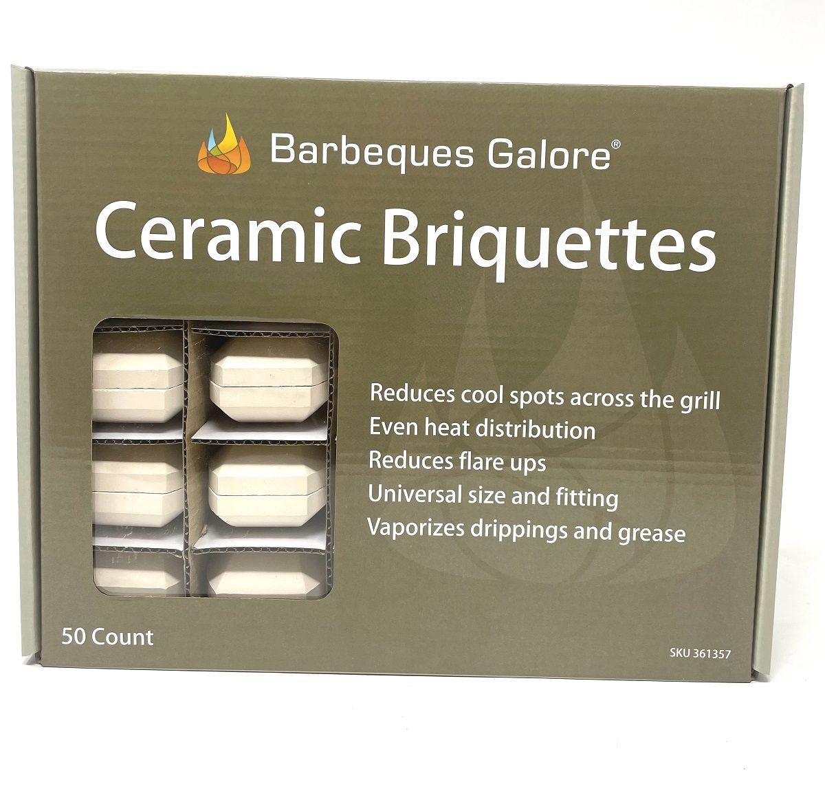 Ceramic flame tamer on sale