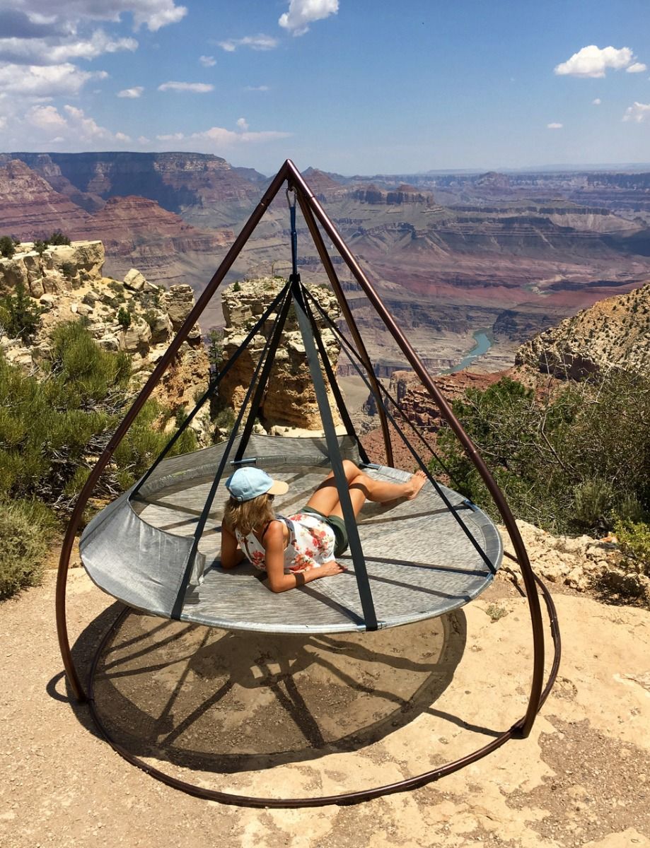 Treasure Garden 7 FT Dia Hanging Hammock Flying Saucer with Stand FHFSSVR SET Barbeques Galore in Irvine CA