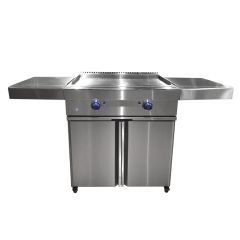 Barbeques Galore 32" Freestanding Stainless Steel Teppanyaki BBQ Grill