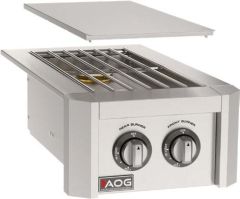 American Outdoor Grill T-Series Built-In Double Side Burner And Color Panel Option - Natural Gas - AOG2SBT