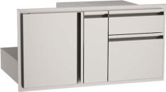 American Outdoor Grill Door With Double Drawer & Platter Storage - AOG36ADP