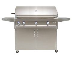 Artisan Professional 42-Inch 3-Burner Freestanding LP With Rotisserie & Light + Cart - ARTP-42C-LP