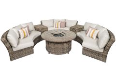 Summerset Casual Athena Circular 6-Piece Sofa Set