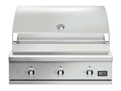 DCS Series 9 36-Inch Built-In Propane Gas Grill With Charcoal Tray - BE1-36C-L