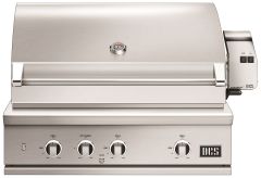 DCS Evolution 36 Inch Built-In Stainless Steel Propane Gas BBQ Grill - BE1-36RC-L 