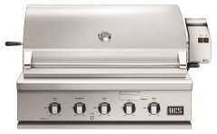 DCS Series 7 Traditional 36-Inch Built-In Gas BBQ Grill With Rotisserie & Smoker - Natural Gas - BH1-36R-N