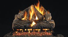 Real Fyre 24" Charred Oak Gas Log Set