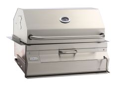 Fire Magic 30" Charcoal Built-In Grill with Smoker Oven/Hood