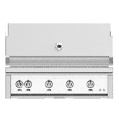 Hestan Steeletto 42" Built-in Grill Trellis, and Rotisserie-White-Natural Gas