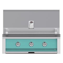 Aspire by Hestan 36" Built-In Grill with Sear and U-Burner - Natural Gas - Bora Turquoise - EMB36-NG-TQ