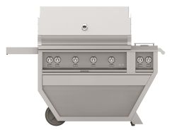 Hestan 42 Freestanding Grill with Trellis, Rotisserie, and Double Side Burners -  Propane  - GABR42CX2-LP