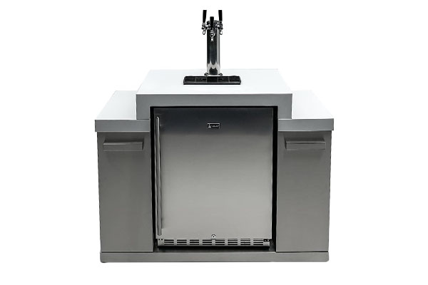 Mont Alpi Island Kegerator