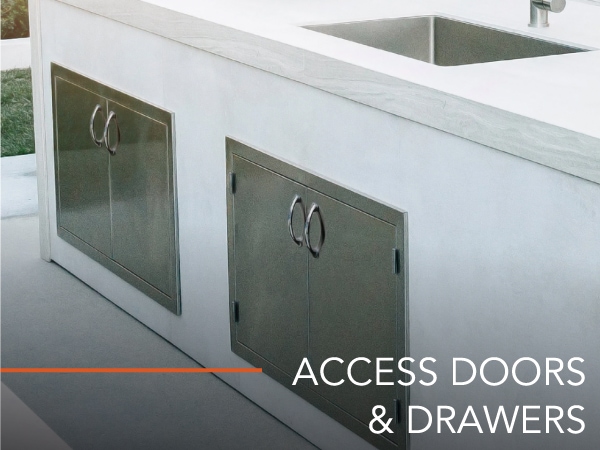 American Made Grills Outdoor Kitchen Access Doors