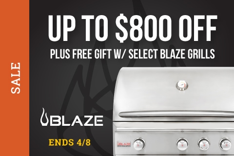 2024 Blaze Preseason Sale - Save up to $800 Off - Free Gift w/ Select Grills