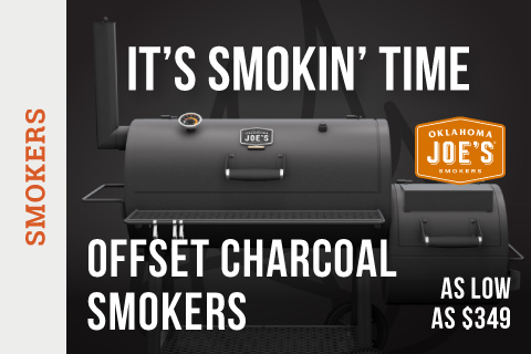 It's Smokin Time - Oklahoma Joe Offset Smoker