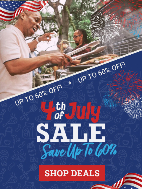4th of July Sale - Save up to 60%