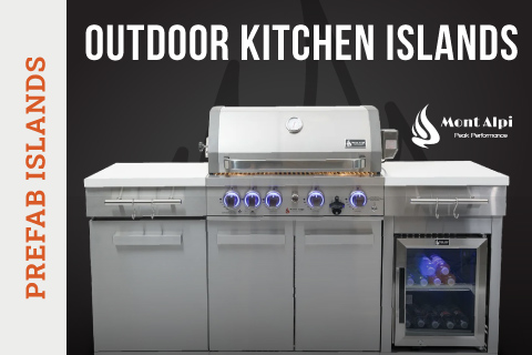 Pre-Fab Outdoor Kitchen Islands