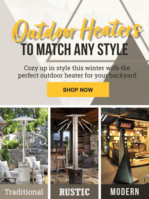 Outdoor Patio Heaters - Choose Your Style