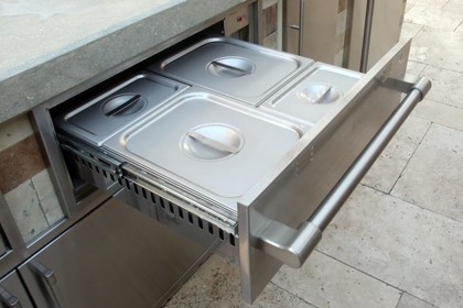 Outdoor Kitchen Storage Warming Drawers