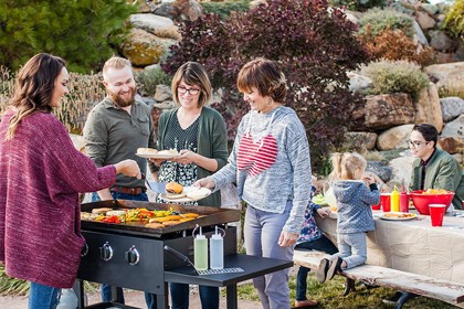 griddle with friends