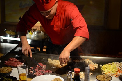 hibachi grilling