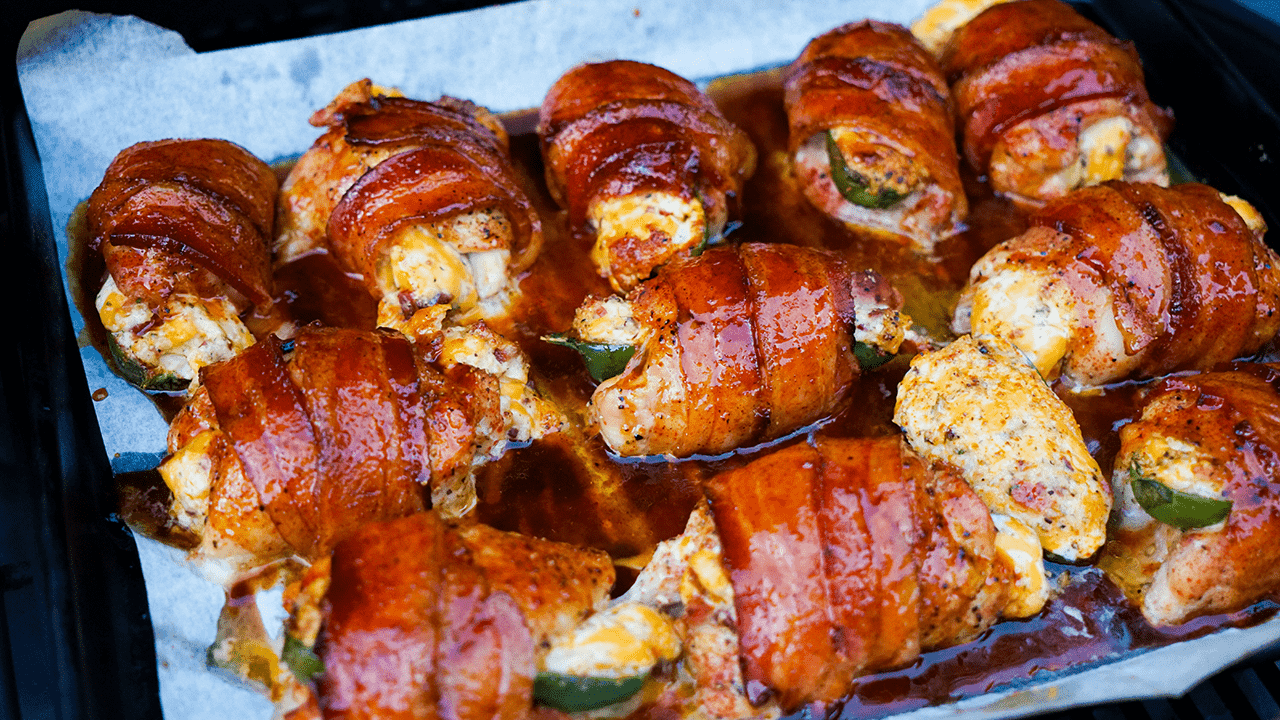 Chicken Wrapped Jalapeño Poppers Barbeques Galore