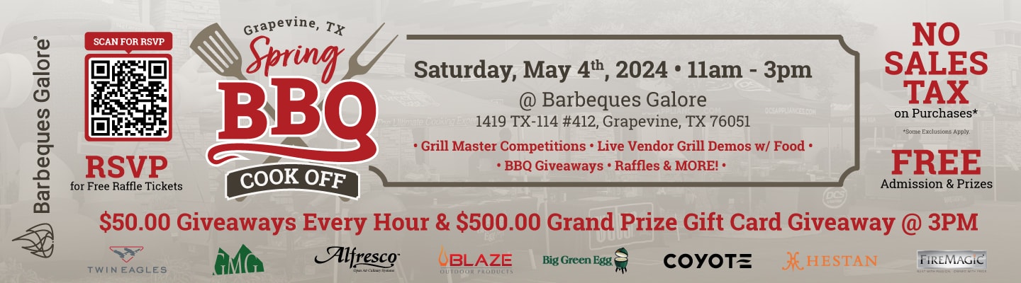 Spring BBQ Cook Off - Saturday, May 4th, 2024 • 11am - 3pm