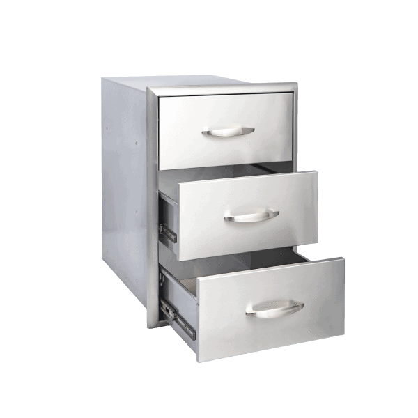 Barbeques Galore 3-Drawer Storage
