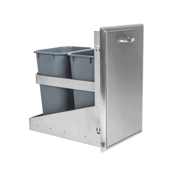 Front-to-Back Dual Trash Drawer