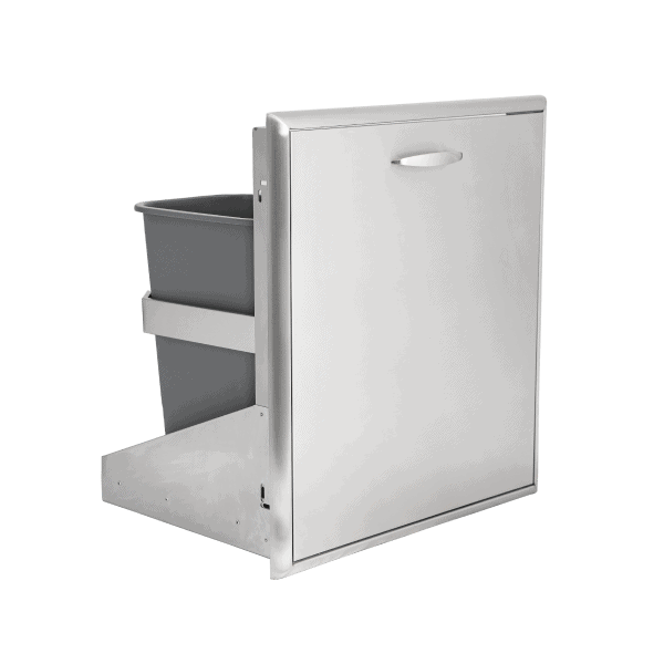 Side-to-Side Dual Trash Drawer