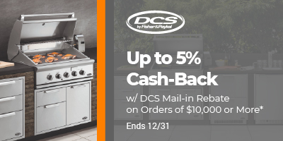 Up to 5% Cash-Back w/ DCS Mail-in Rebate on Orders of $10,000 or More