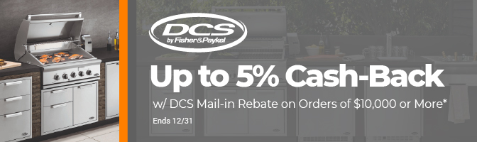 Up to 5% Cash-Back w/ DCS Mail-in Rebate on Orders of $10,000 or More