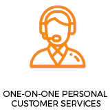 One-on-One Personal Customer Service