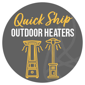 Badge - Quick Ship Outdoor Heaters