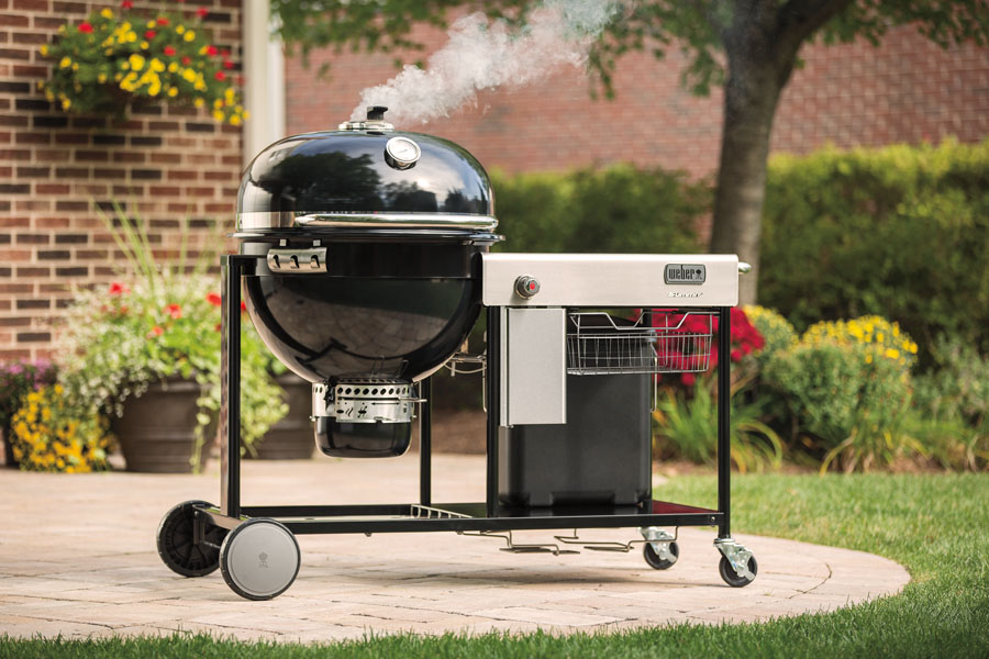 The new Weber Summit Charcoal grilling center