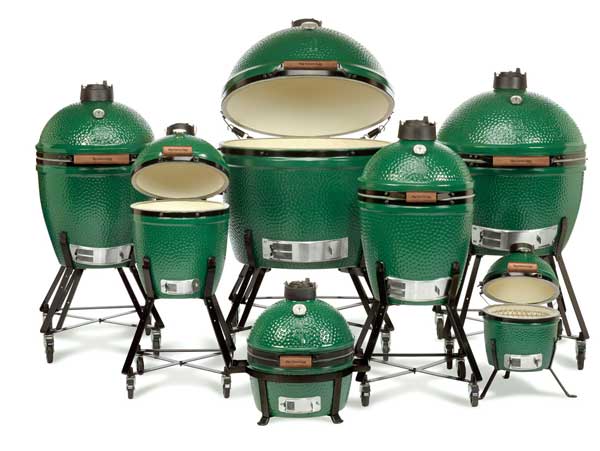 The Big Green Egg family of grills at Barbeques Galore