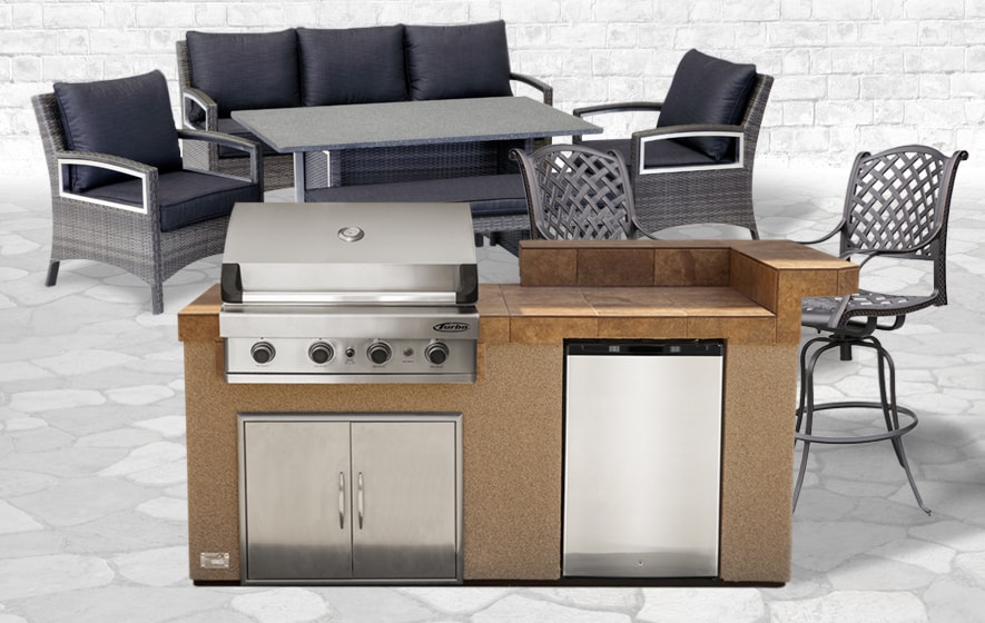 Barbeques Galore Barbeque grills, islands, heaters, grill parts and