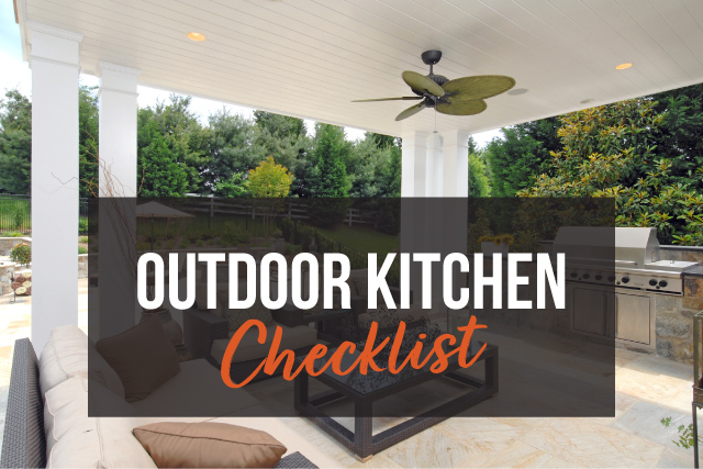 Outdoor Kitchen Checklist